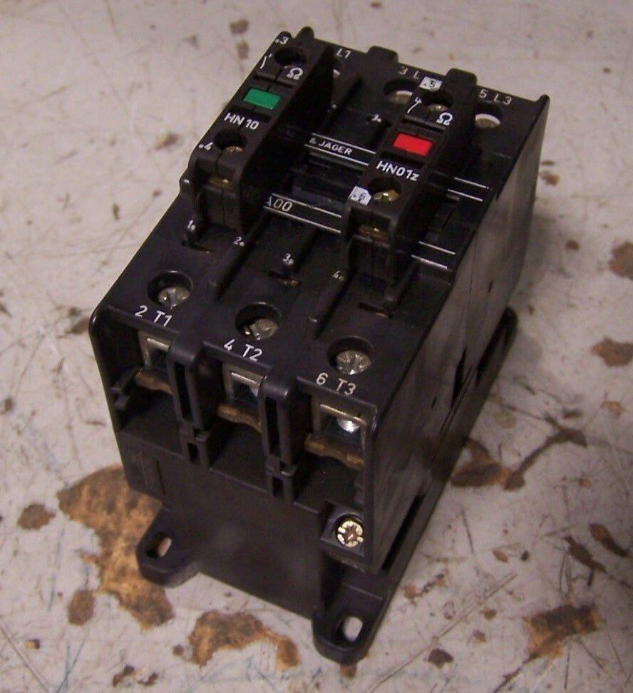 BENEDIKT & JAGER 72 AMP CONTACTOR 24 VOLT COIL 600 VAC 40 HP 3 PHASE K2-45A