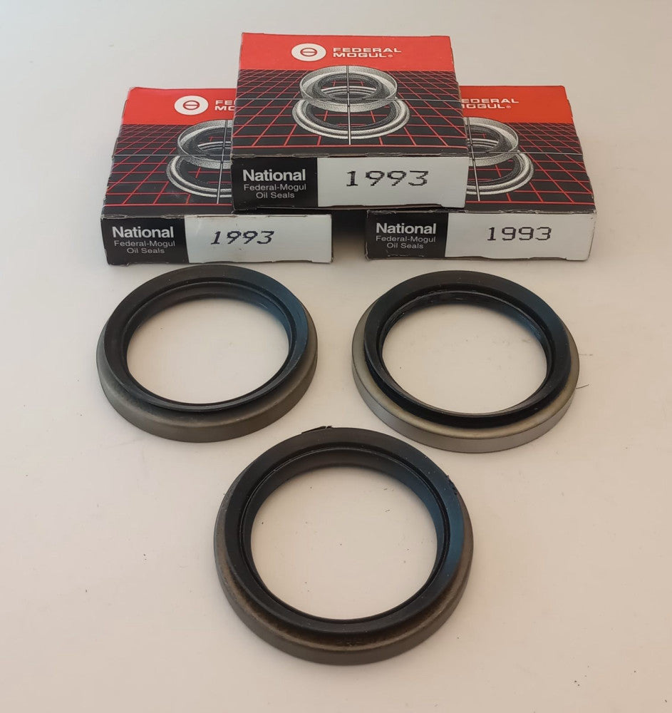 National 1993 Wheel Seal Oil Seal 2.205 ID X 2.885 OD X .492" W (Pack of 3)