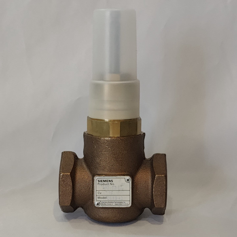 Siemens Flowrite 599-03167 2-Way N/C Brass Equal Percentage Valve Body 1"