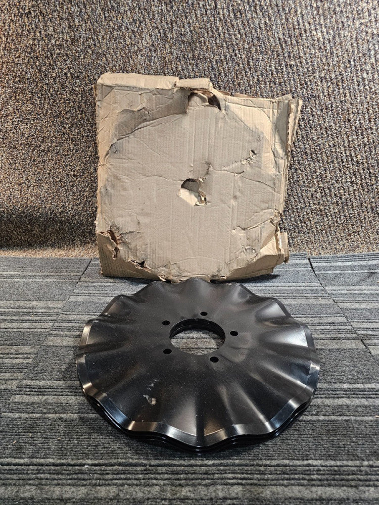 (QTY 3) ETS 104079 Wavy Coulters Blade Replacement Black 16-3/4" Durable