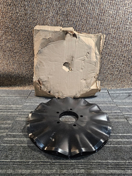 (QTY 3) ETS 104079 Wavy Coulters Blade Replacement Black 16-3/4" Durable