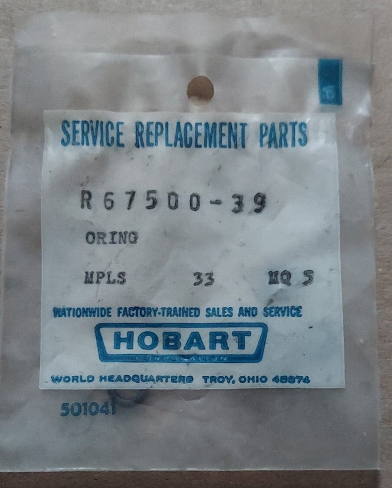 Package of 5 - Genuine Hobart R-67500-39 / 00-67500-39 O-Rings