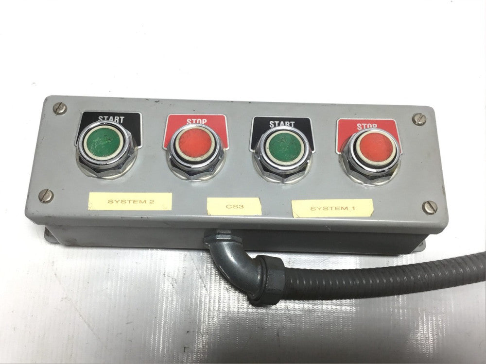 Self Locking Momentary Push Button Switch Station