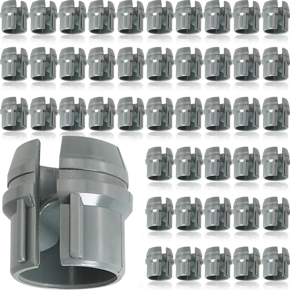 60 PCS 1/2 Inch Non-Metallic Snap Connectors for 14/2-10/3 AWG NM Cable Plastic