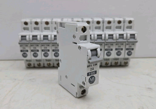 12 Pack Allen Bradley 1492-CB1 2A Amp Circuit Breaker Series B F020 1492CB1