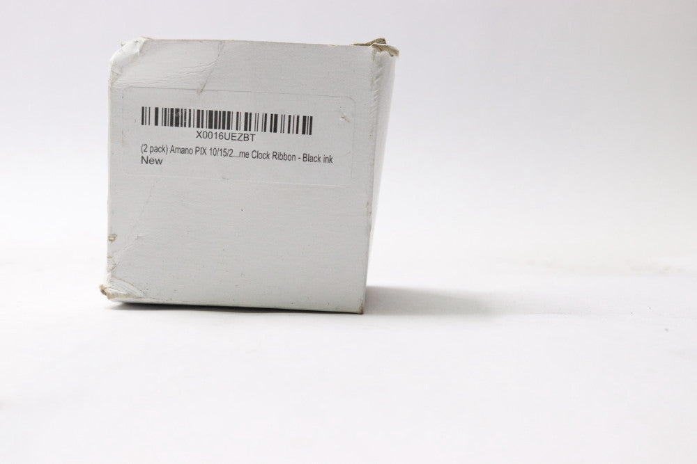 (2-Pk) Compumatic Amano PIX Time Clock Ribbon Black Ink CE315151