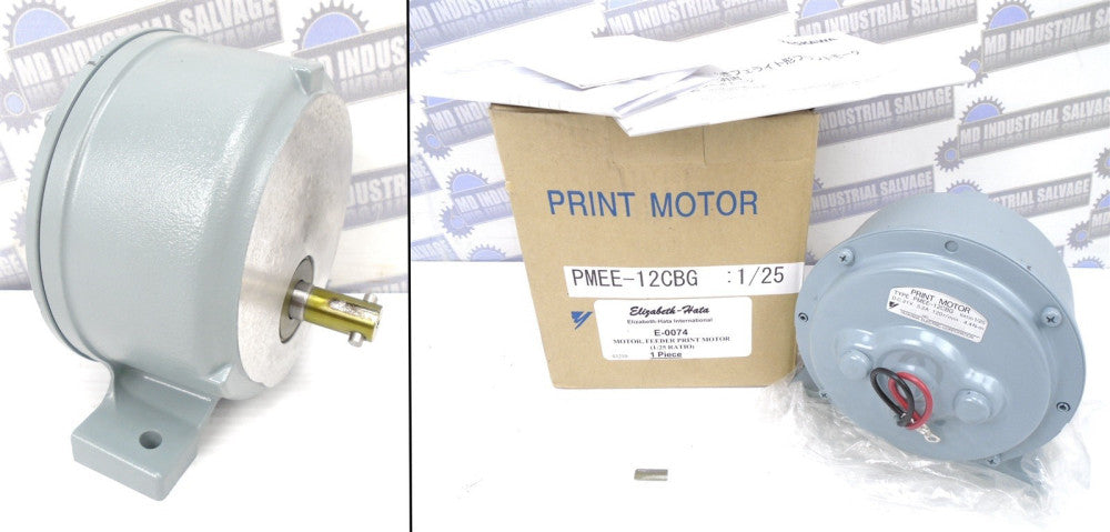 YASKAWA - PMEE-12BG : 1/25 - DC SERVO PRINT MOTOR - 21V 5.2A 120 RPM -NEW in BOX