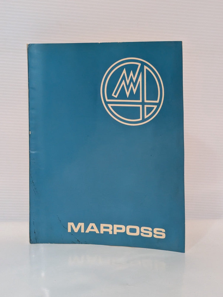 Marposs Type FE 3ZE3K949 Measuring Head Gauge Instructional Manual, as shown