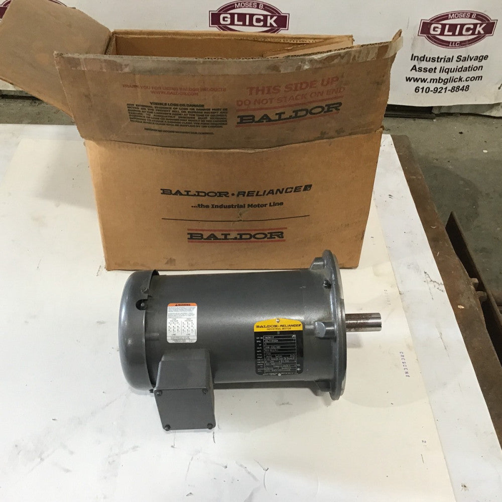 Baldor VM3611T 3 Hp Electric Motor 230/460V 1725RPM 60Hz 1-1/8 Keyed shaft