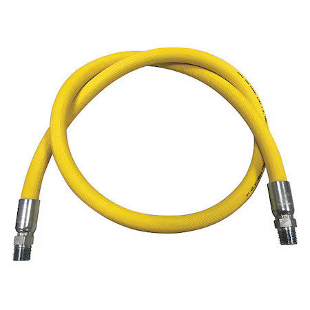 Kuriyama A1661-8-100-Ssmpt Chemical Hose,1/2" Id X 100 Ft.,Yellow