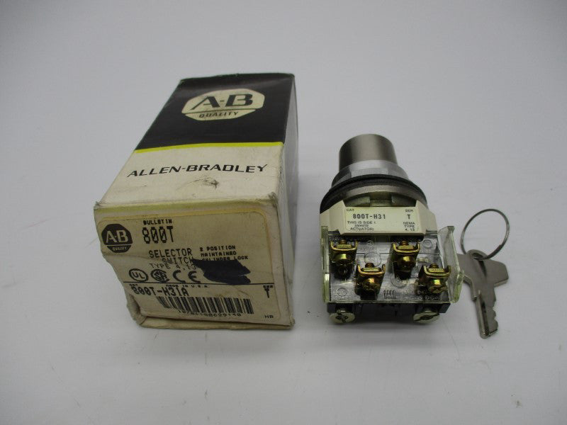 ALLEN BRADLEY 800T-H31A SER. T (BK/YL) NSMP