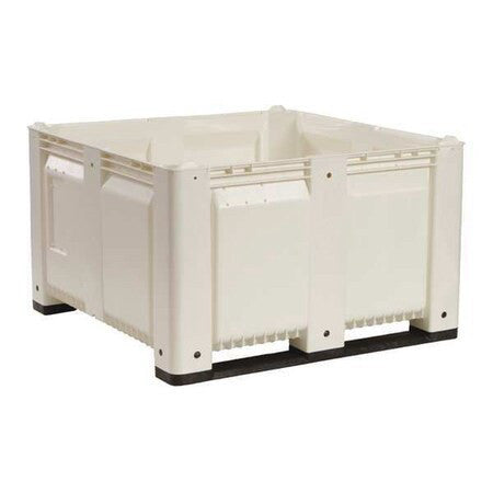 Decade Products M116000-110 Bulk Container, 28.7 Cu Ft, White, Plastic
