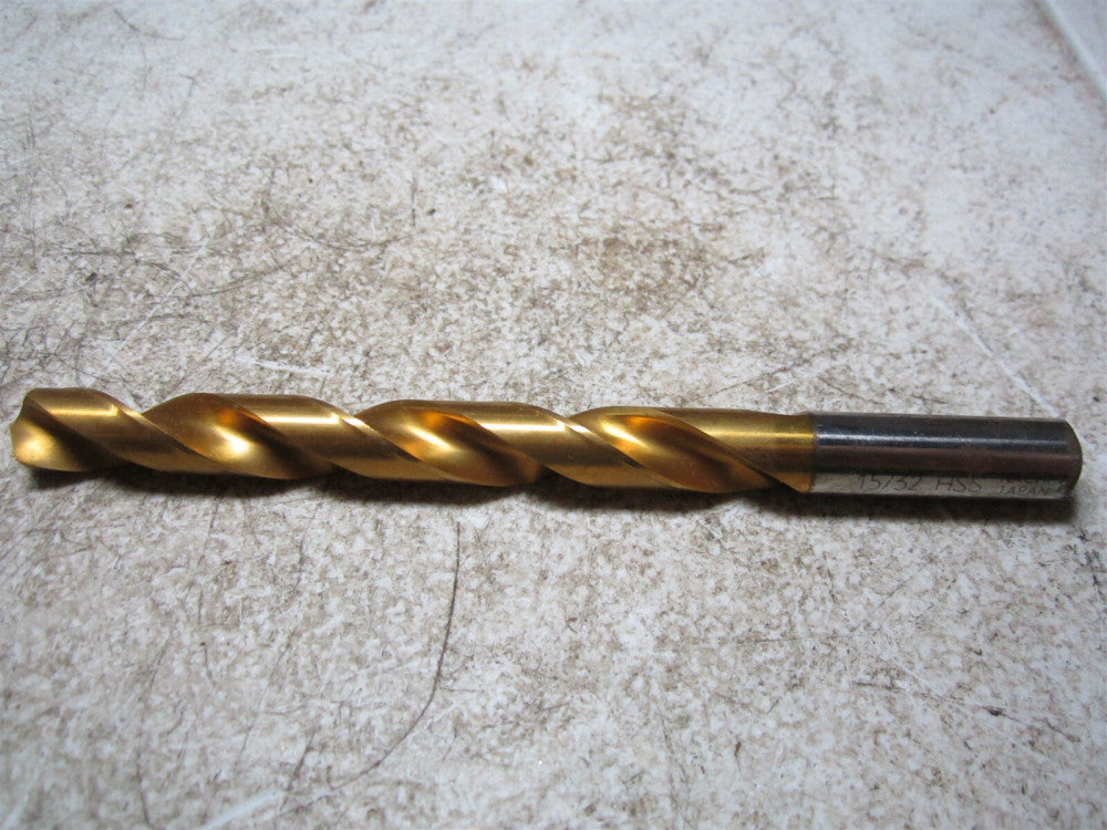 Nachi (1086600) 501P 15/32" Diameter High Speed Steel Jobber Length Drill Bit