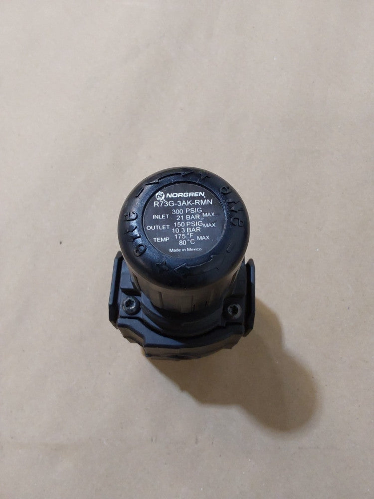 Norgren R73G-3AK-RMN Excelon R73G Series, 3/8" PTF ports, knob adjustment, reli