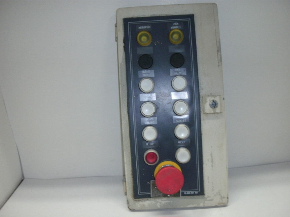 RITTAL 40102-102 SWITCH CONTROL PANEL 7-3/4" OD W X 15-5/8" OD H X 5/8" D 