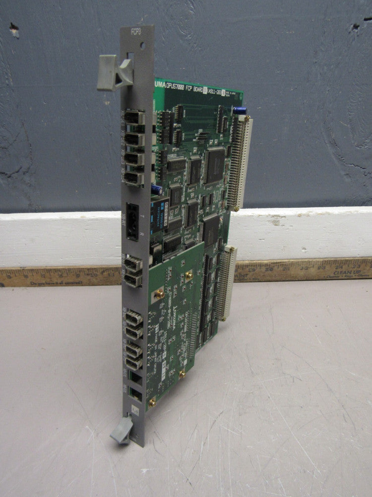OKUMA OPUS7000 FCP3 BOARD A911-2831 E4809-045-223-A W/FCP CARD INSTALLED XLNT !