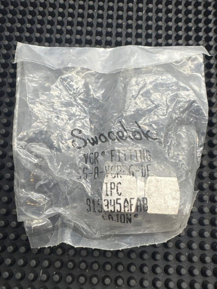 Swagelok SS-8-VCR-6-DF, 1/2" Double Female VCR Union, 316SS