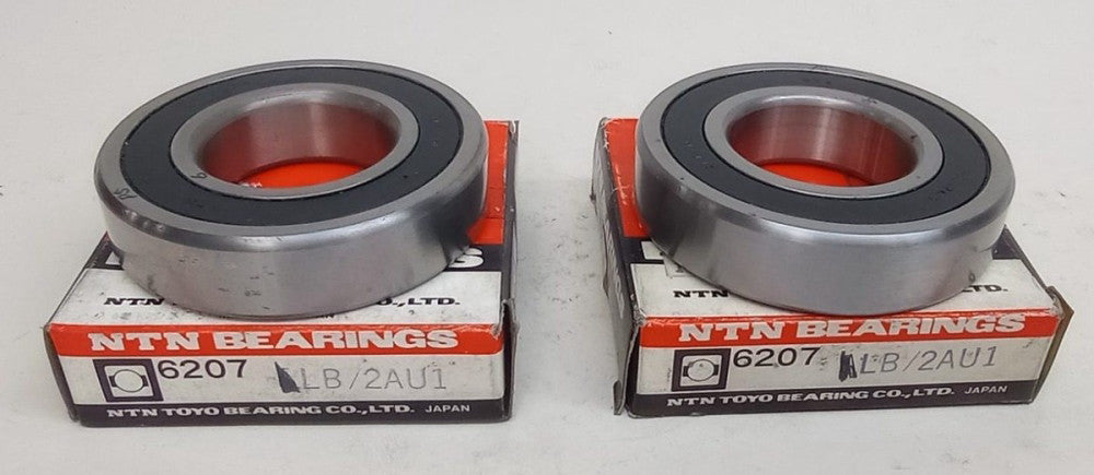 NTN 6207LB-2AU1 Ball Bearing Deep Groove 35X72X17mm Single Sealed (Pack of 2)