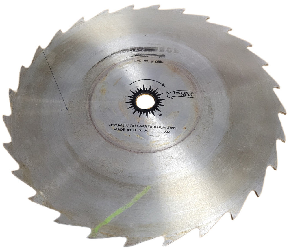 CRAFTSMAN KROMEDGE 9" CIRCULAR SAW BLADE 28 TOOTH 5/8" NO. 9-32667