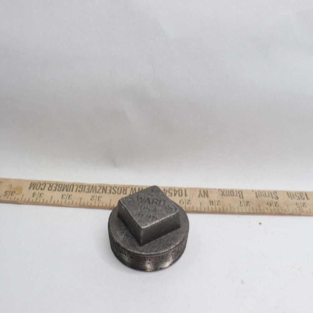 Ward Regular Cored Plug Black 2"