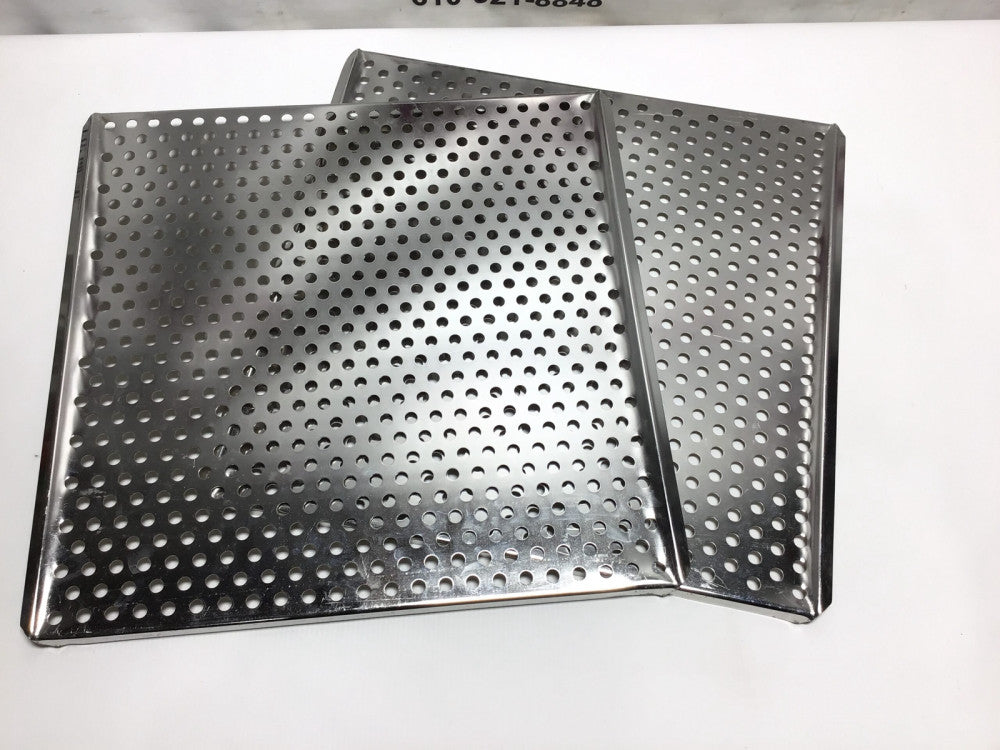 Stainless Steel Perforated Fixture Plates 18x18x1