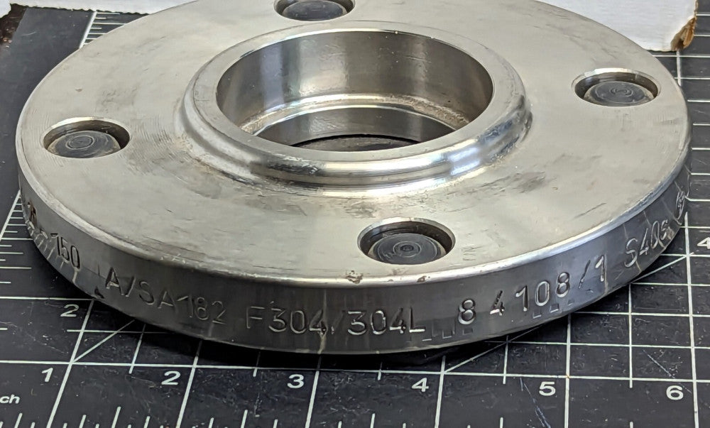 Socket Weld Flange Raised Face Schedule 40 304 Stainless Steel 150 # 2" [A10B5]