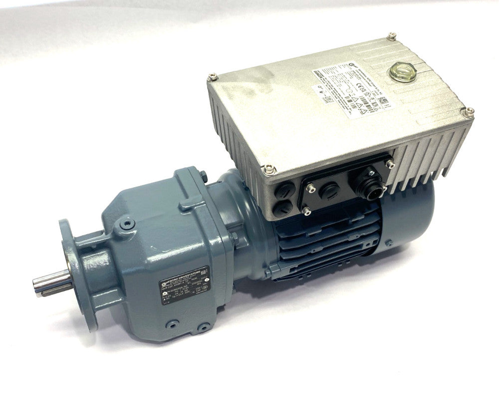 Nord SK80SP/4 TF Motor, 02F-80SP/4 TF 180E Gear, SK 180E-550-340-B NORDAC Drive