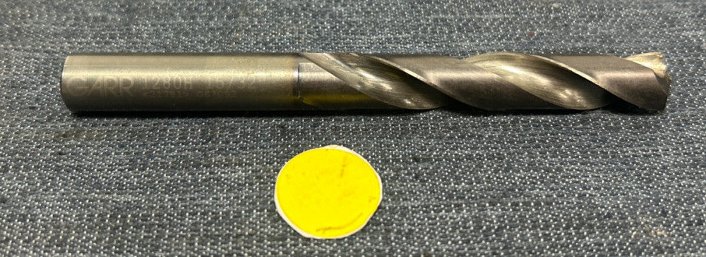 GARR 2 FLUTE DRILL BIT 1280H CUT DIAMETER 15/32" OAL 4-3/4"