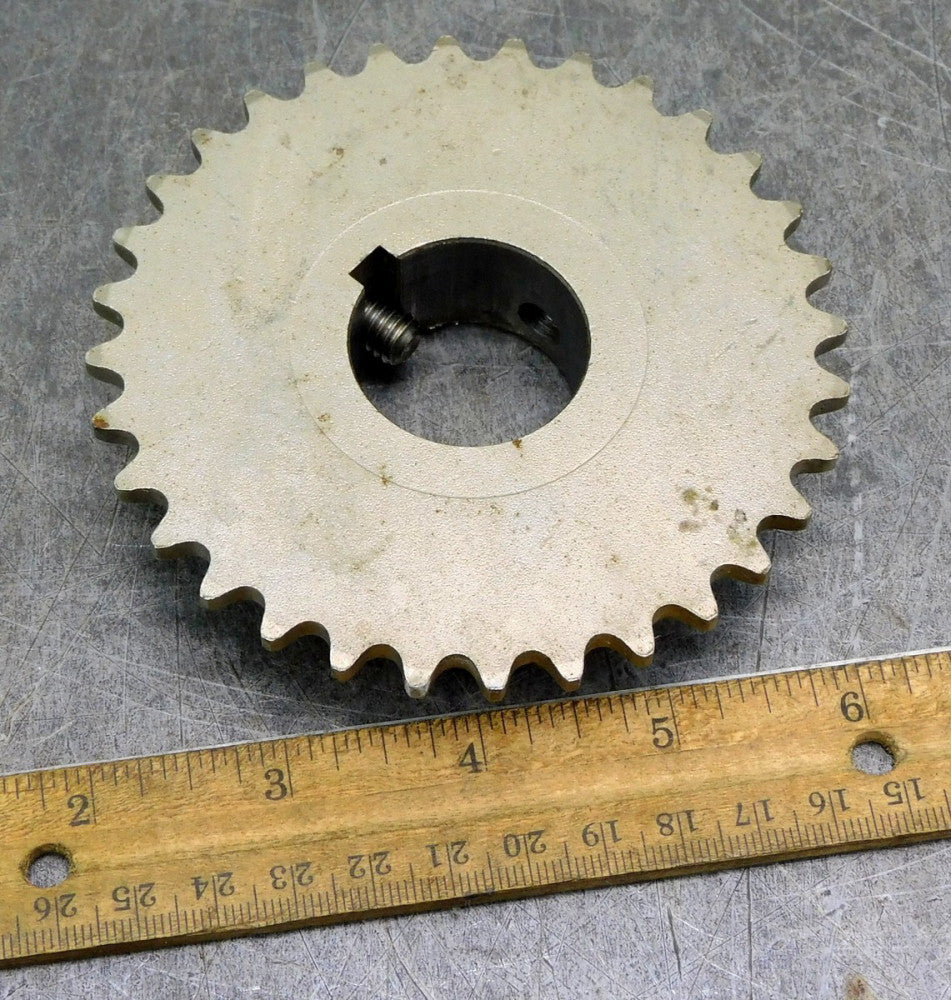 Martin 35B32 S 1 1/4 Roller Chain Sprocket #35 32 Teeth 1 1/4" Bore