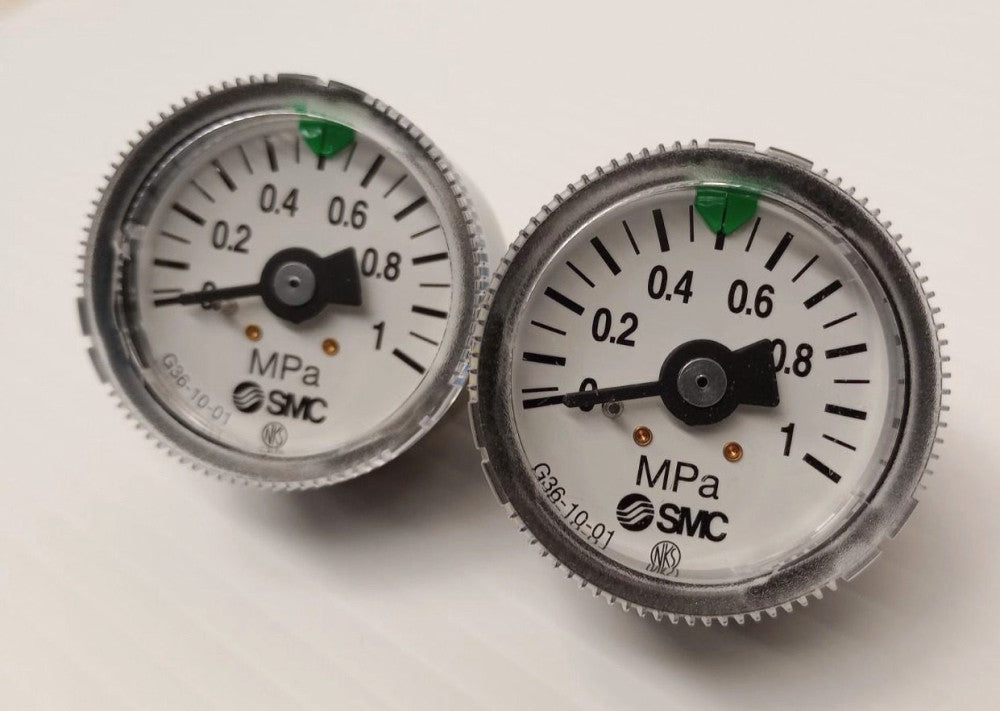 SMC G36-10-01 Gauge AR Regulator 0-1 MPa 1/8"NPT (Pack Of 2)