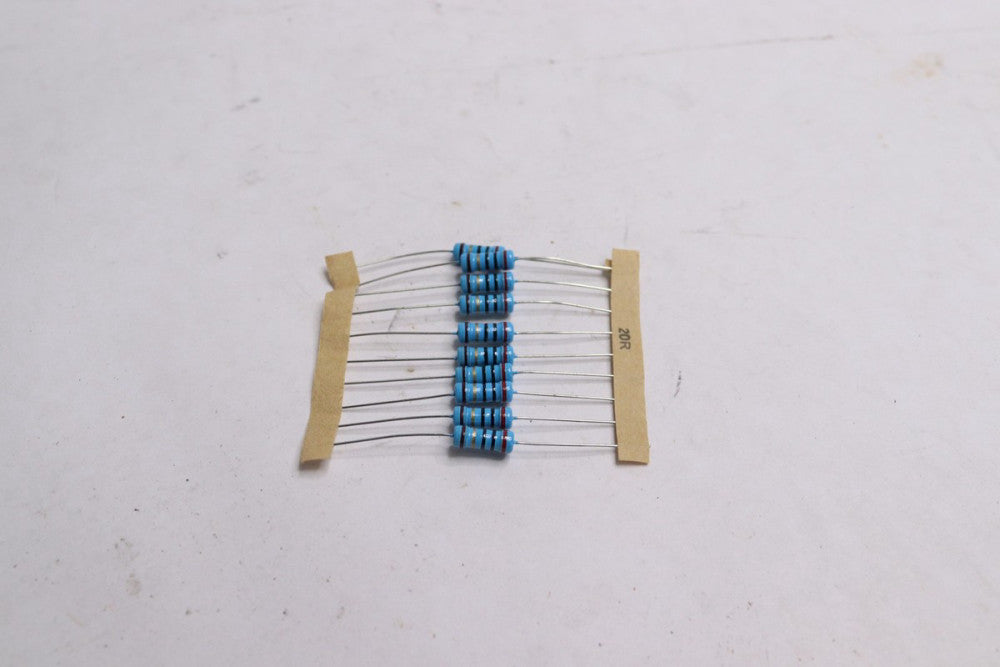 (10-Pk) Yageo Resistor Fixed Single-Through Hole 20 Ohm 5% 1/4 W CFR-25JB-52-20R