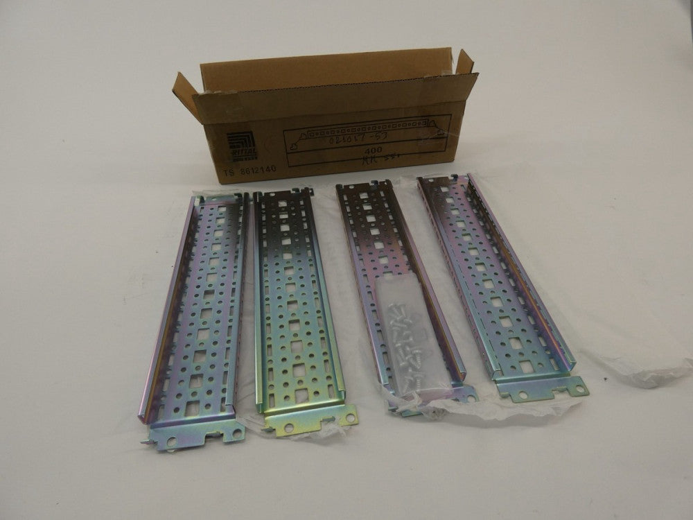 *Box of 4* Rittal TS 8612140 TS Punched Section w/ Mounting Flange - NEW Surp...