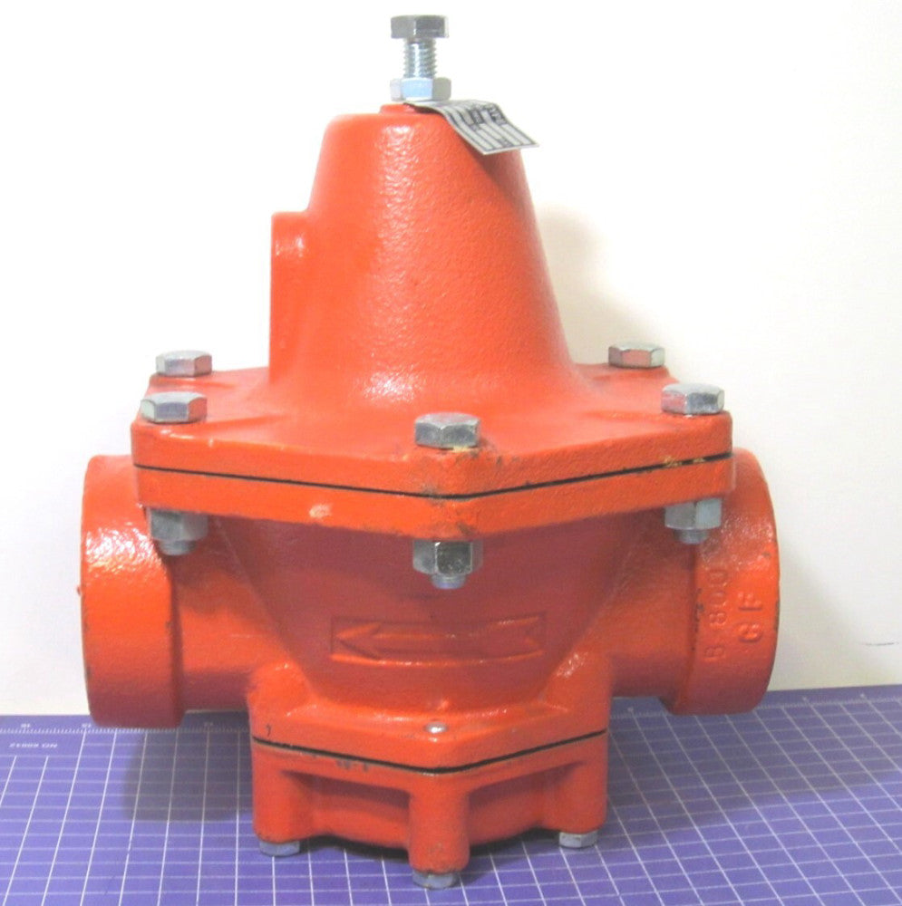 CASH VALVE Pressure Regulator B Cast Iron 2" Inlet 2" Outlet 9 1/4" Long NPT