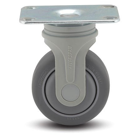Medcaster Ng05qdp125rgtp01 5" X 1-1/4" Non-Marking Rubber Thermoplastic Rigid