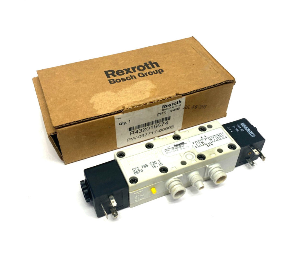Bosch Rexroth R432016674 Double Solenoid Valve 5/3