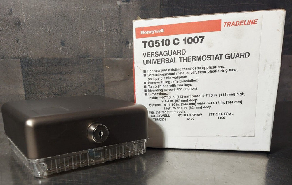 HONEYWELL TG510 C 1007 Versaguard Universal Thermostat Guard w/2 Keys