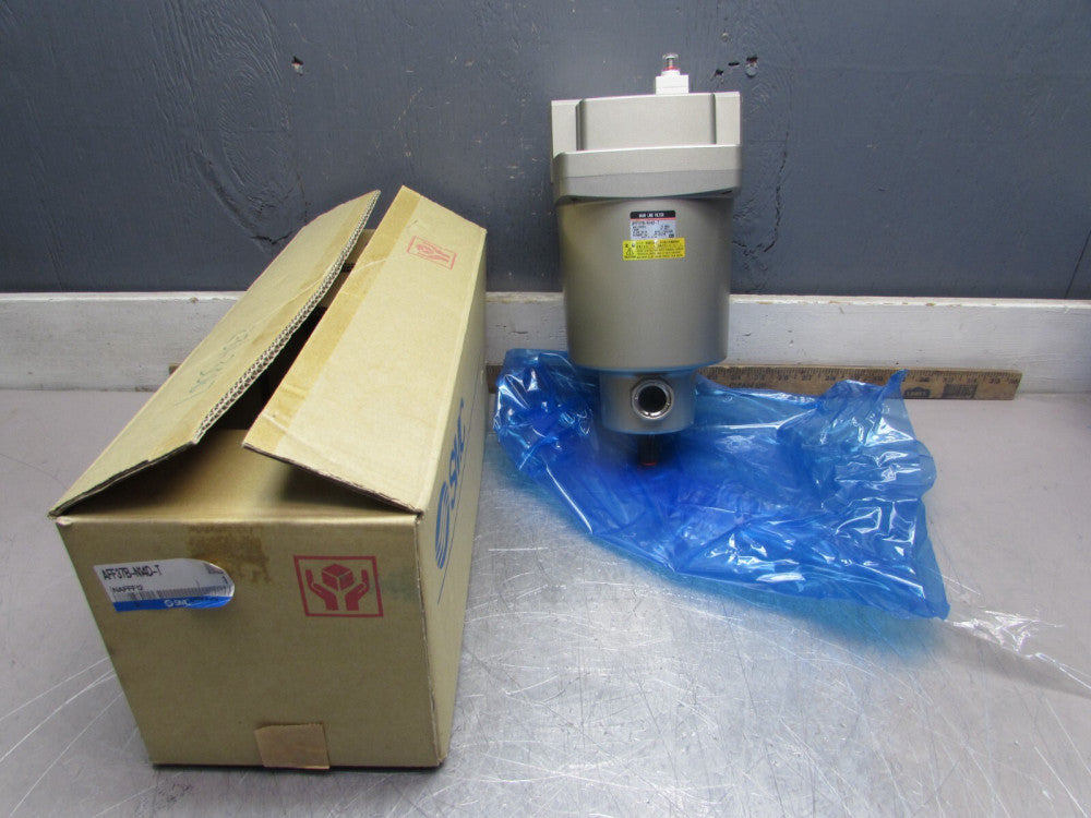 NEW! SMC AFF37B-N14D-T , 1-1/2" Main Line Pneumatic Filter Housing,MAKE OFFER!