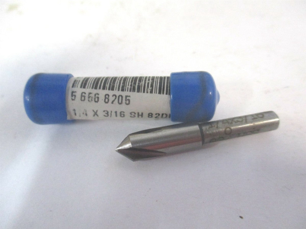 TMX (5-656-8205) 1/4" x 3/16" x 3/4" x 1-1/2" OAL HSS 3-Flute Center Countersink