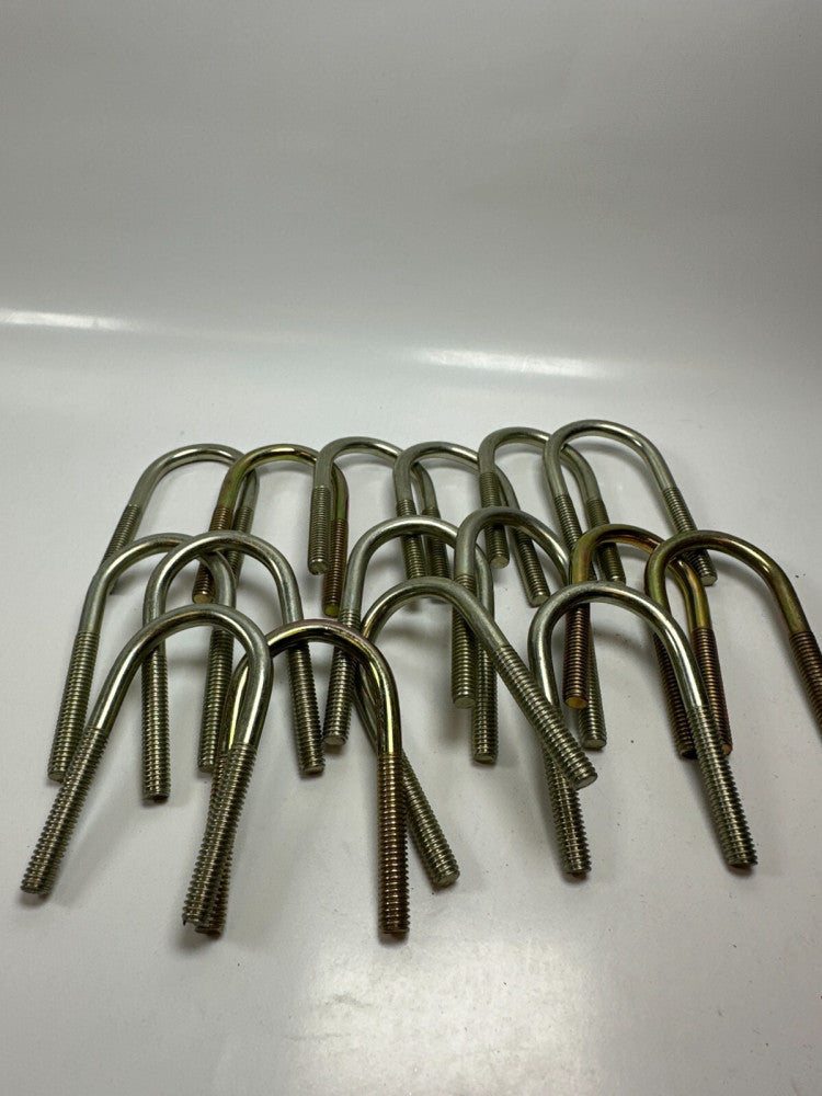 U-Bolts for 1" Pipe 5/16 18thrd No Nuts 3 1/4" OAL (Lot of 16) New