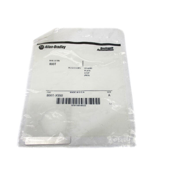 ALLEN BRADLEY 800T-X550 SER. A NSMP
