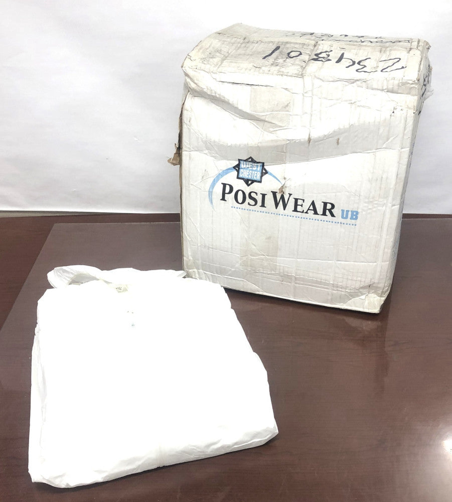 Westchester PosiWear 4X White Disposable Coverall XF3703-XXXXL Case of 25 NOS
