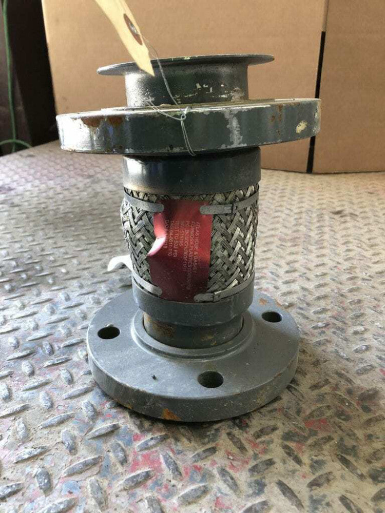 3" X 10.25" Flanged Braided Stainless Steel Flexible Hose / Expansion Joint