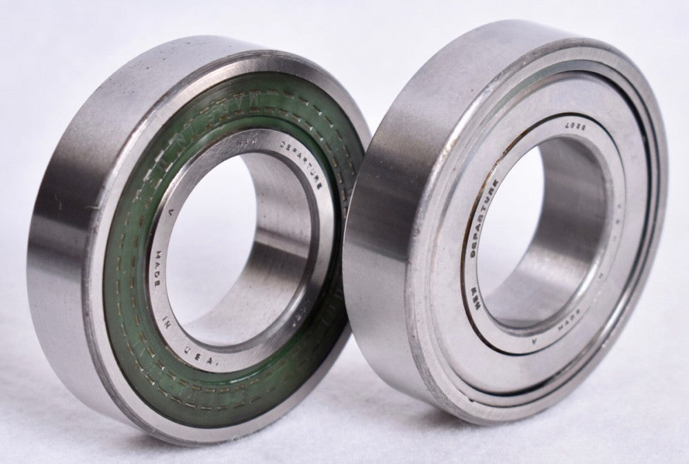 2 Count New Departure Rubber Sealed and Shielded Ball Bearings  Z97507