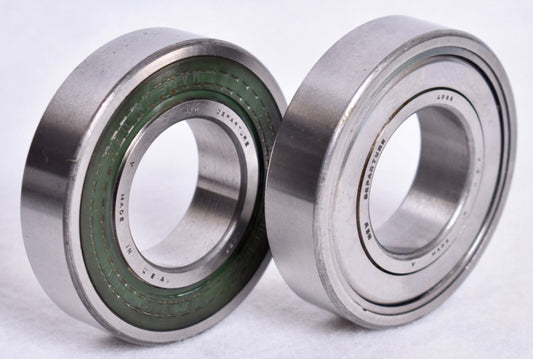 2 Count New Departure Rubber Sealed and Shielded Ball Bearings  Z97507