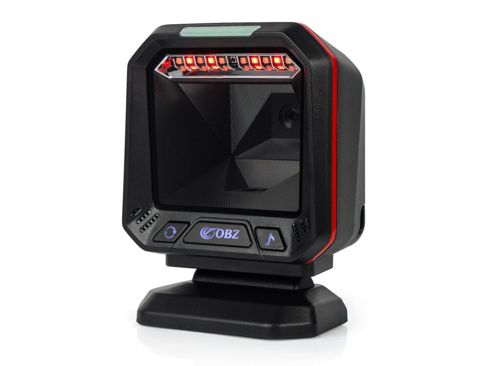 1D 2D Desktop Barcode Scanner, Omnidirectional USB Hands-Free Barcode Scanner...