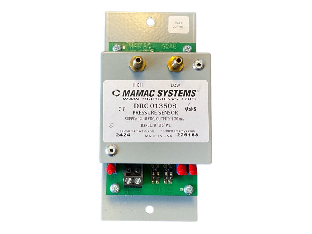 MAMAC SYSTEMS DRC 013508 PRESSURE SENSOR DRC 013508