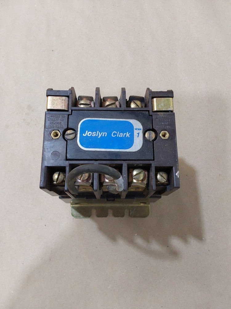 Joslyn Clark 30 Amp Contactor T77U021 Bulletin 7707 Type TM
