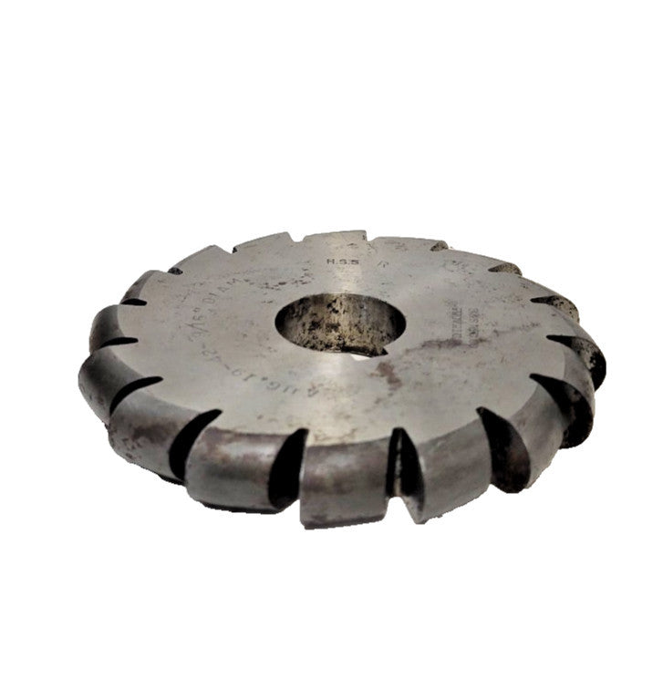 B&S CONVEX MILLING CUTTER 4" DIAMETER 9/16" WIDTH 1" ARBOR 16-TEETH