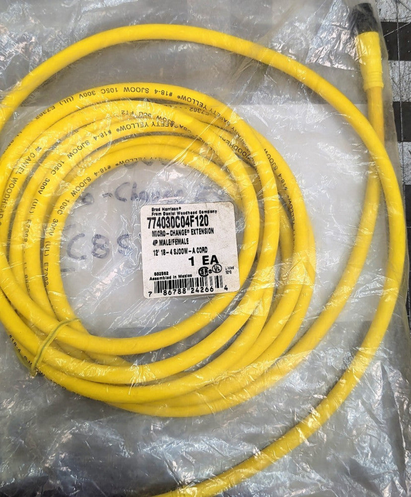 774030C04F120 / 1200730496 Micro-Charge 12ft Extension 4P Male/Female [C8S2#1