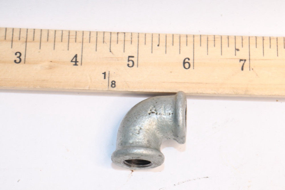 Threaded 90 Deg Elbow Galvanized 3/8" x 1/4"